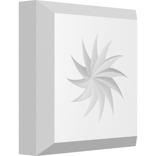 Ekena Millwork Standard Sedgwick Spiral Rosette With Beveled Edge, 3"W x 3"H x 3/4"P ROSP030X030X075SDG13 - main